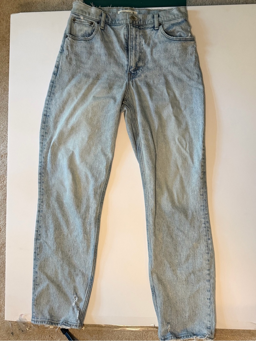 Abercrombie and Fitch 90s Ultra High Rise Straight Jeans sz 28/6